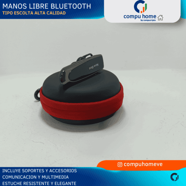 🎧🚨 manos libres bluetooth tipo escolta: comunicación discreta, batería larga duración y seguridad 🛡️
