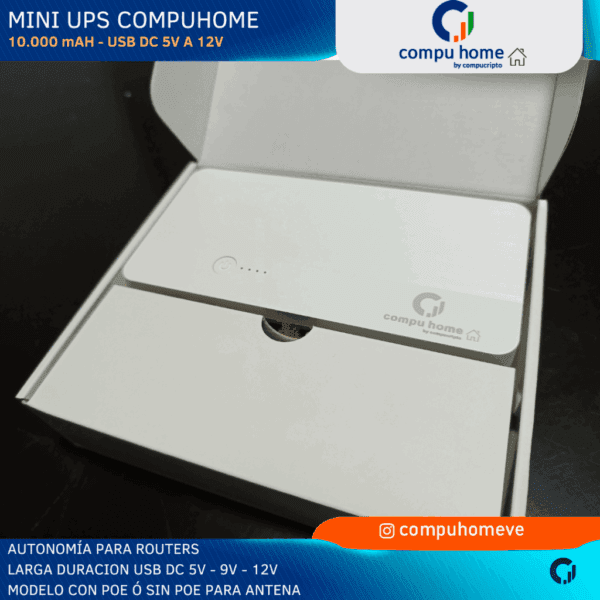 🔋mini ups multiusos: internet fibra, pos y carga usb (+6 horas) 🛡️