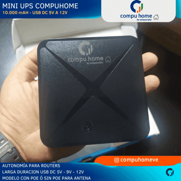 ¡no pierdas ventas! mini ups para router y punto de venta c/protección 🛡️