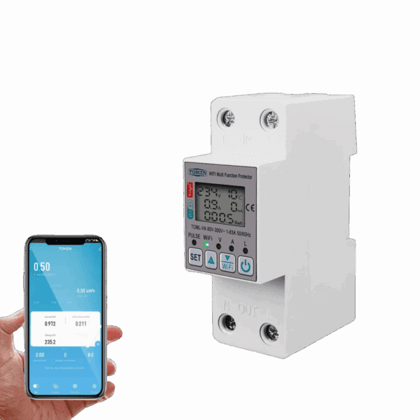 ⚡protector smart 63a wifi: 110v/220v control app total 📲