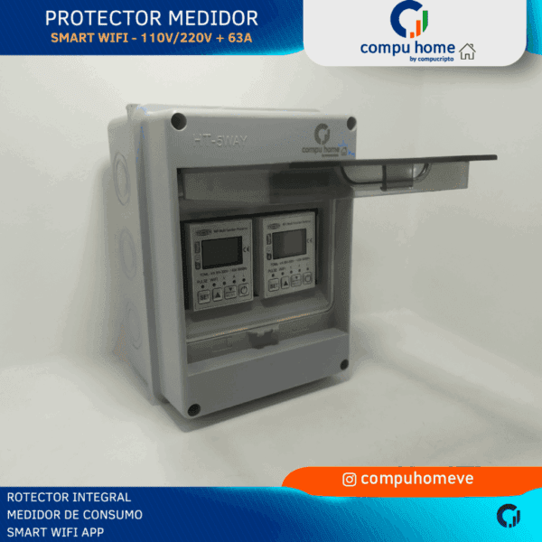 ⚡protector smart 63a wifi: 110v/220v control app total 📲