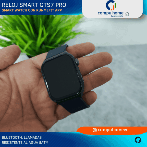 ⌚️🏊 smart watch gts7 pro runmefit: resistente al agua, funciones deportes 12 meses de garantía 🛡️