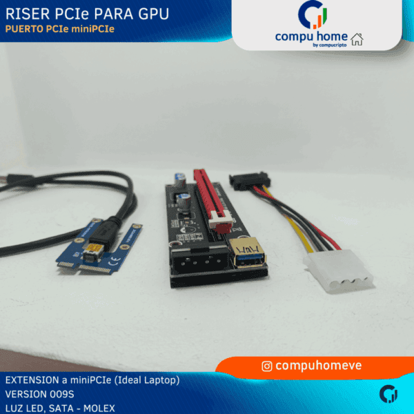 🚀 riser extensión minipcie para gpu gaming & rig | ¡alta calidad!