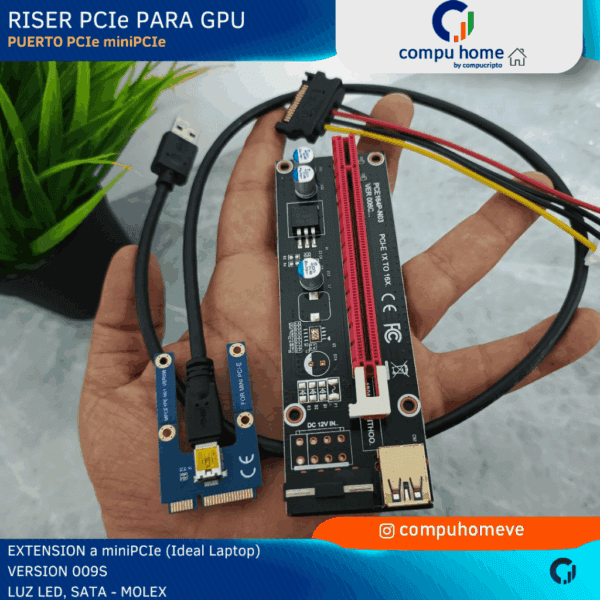 🚀 riser extensión minipcie para gpu gaming & rig | ¡alta calidad!