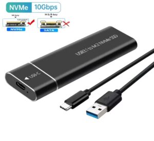 💾⚡adaptador m.2 nvme externo: ligero, compacto, copias de particiones 🚀