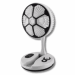 🌬️💡Ventilador Recargable Mesa: Luz LED, 4H Batería, Silencioso ✅